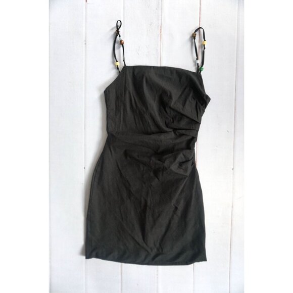 Zara Beaded Strap Mini Dress, Size S - Picture 9 of 11